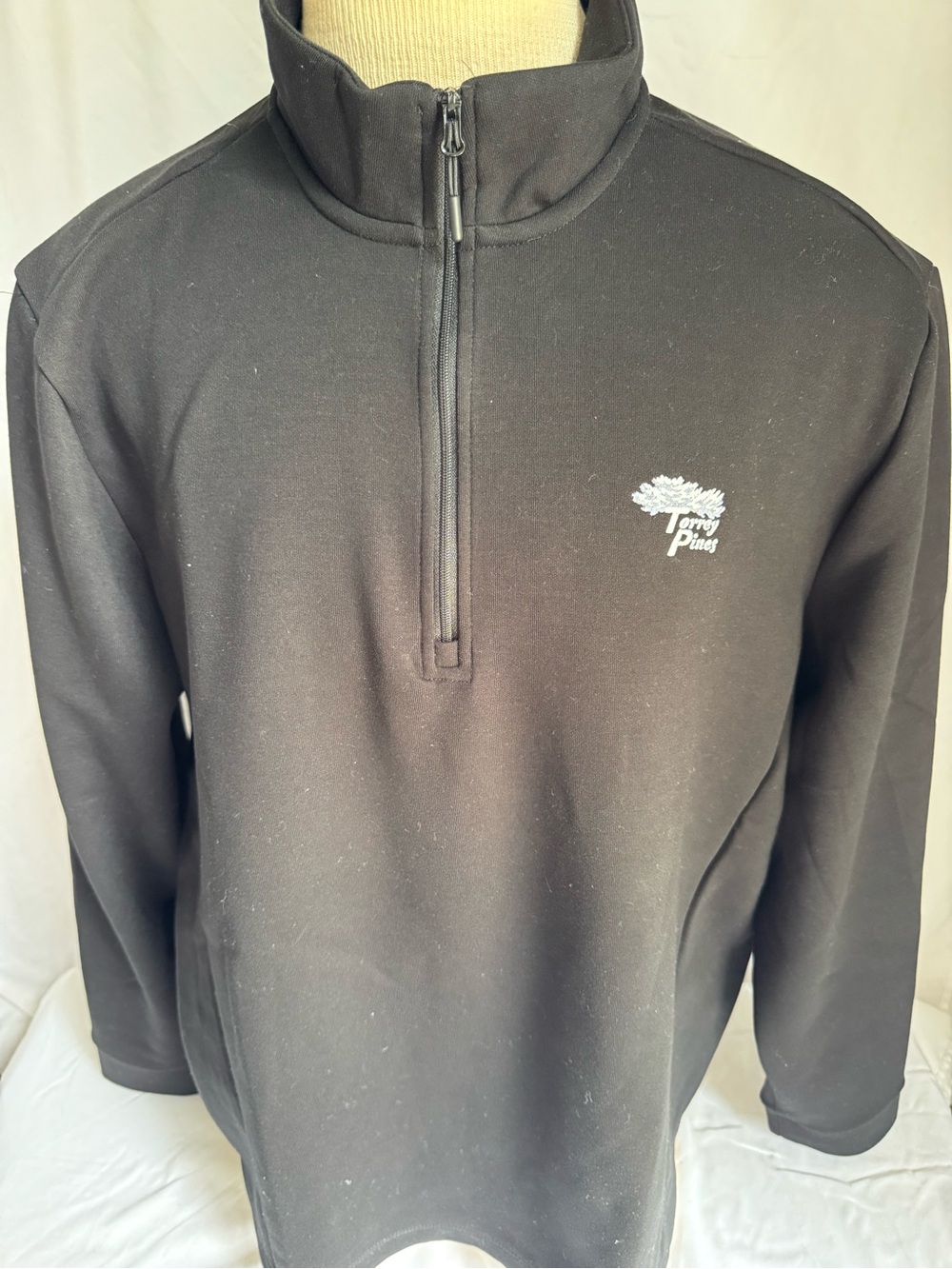Clique Torrey Pines Pullover Mens XL Haven Recycled Fleece Quarter Zip EUC